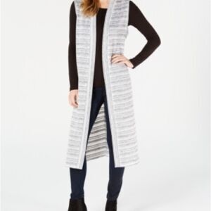 Calvin Klein Striped Longline Cardigan